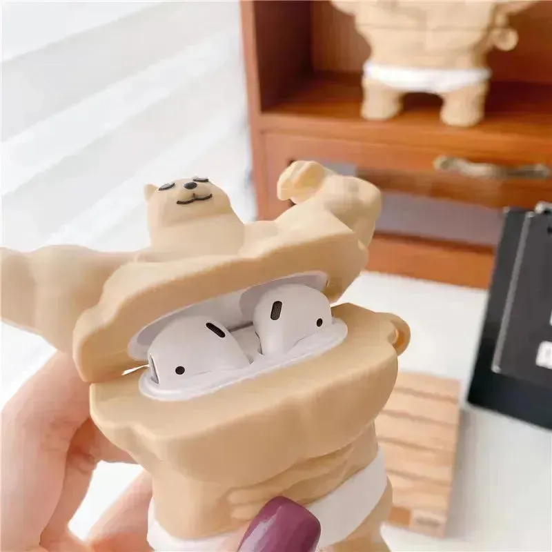 Muscular Meme Dog Case (For Airpods)