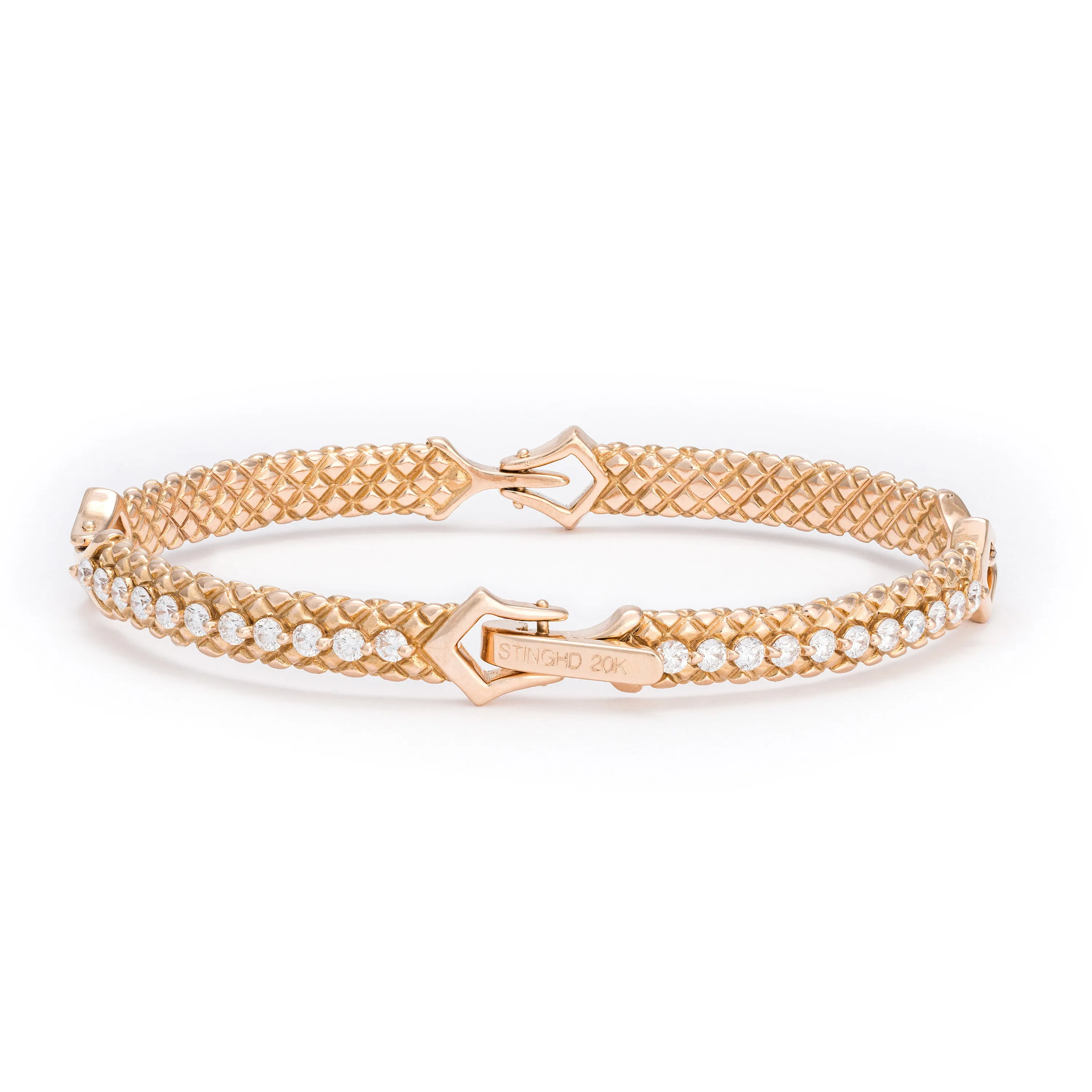 NB102 20K Rose Gold Diamonds