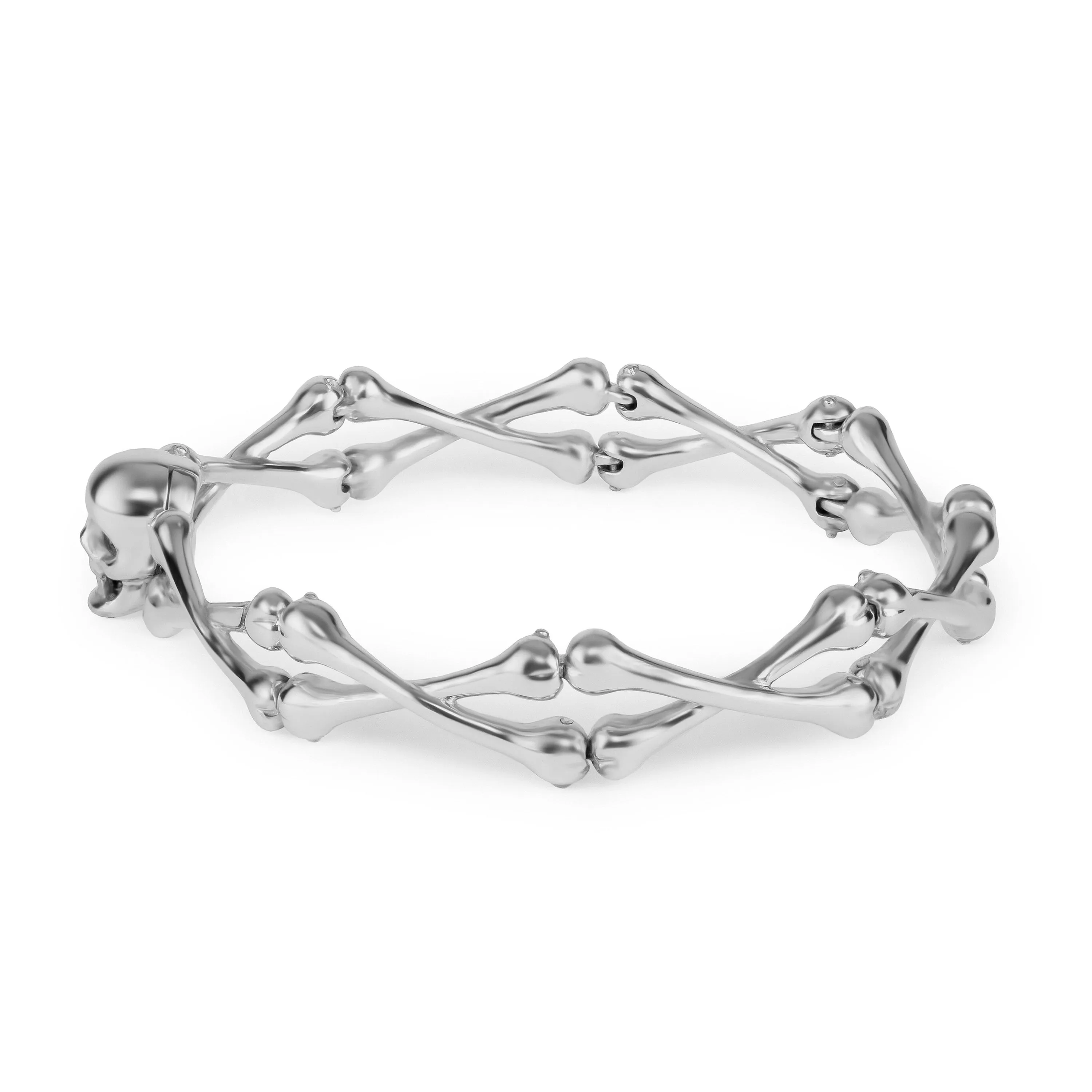 NB104 Noble Skull and Cross Bones Silver
