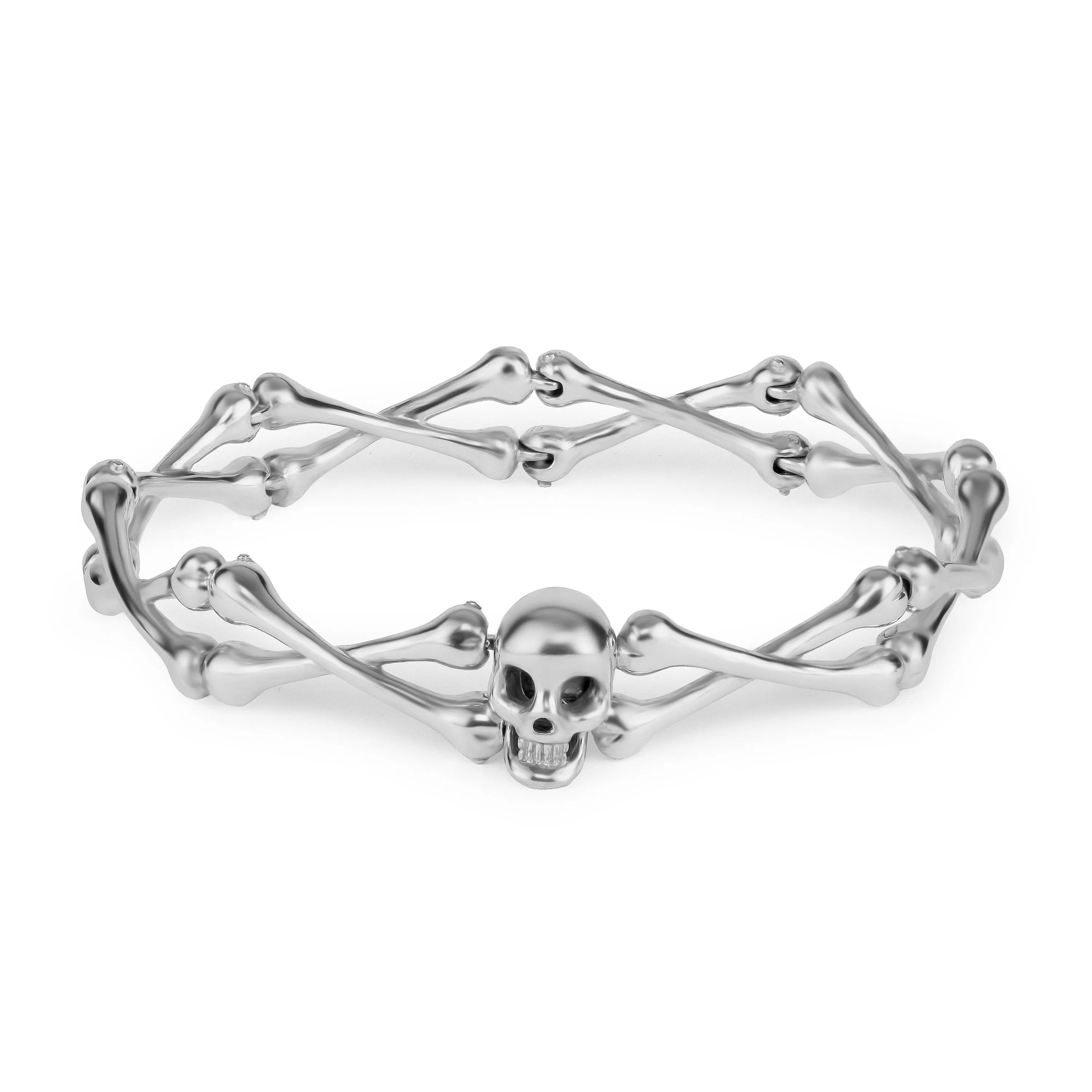 NB104 Noble Skull and Cross Bones Silver