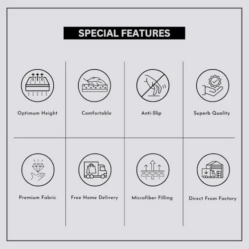 Nityam Interio Topper Fibre 1000 GSM 72"x78"-King