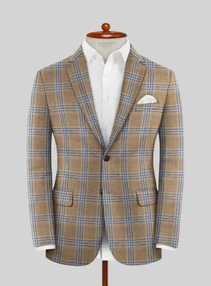Noble Alonso Beige Wool Silk Linen Jacket