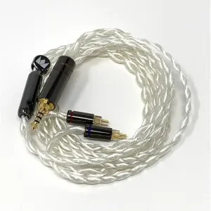 Noble Audio Halley 4 Silver Cable | 2-Pin Upgrade Cable for IEMs