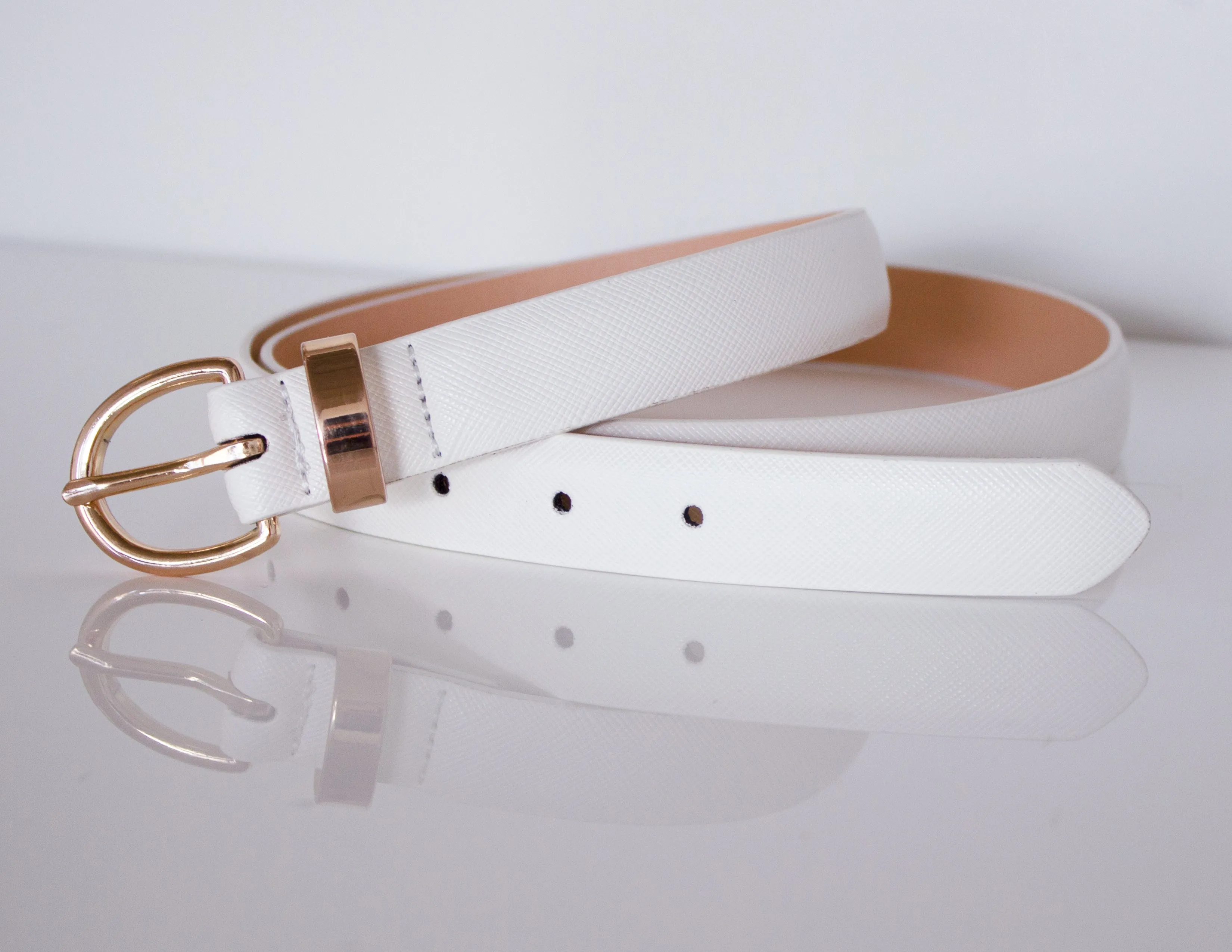 NOBLE BELT- WHITE