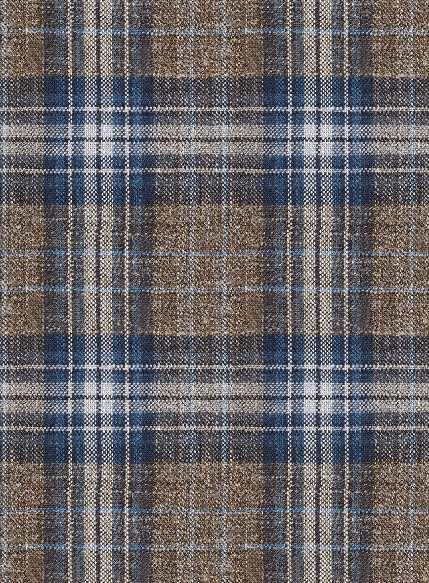 Noble Daniel Tartan Wool Silk Linen Jacket