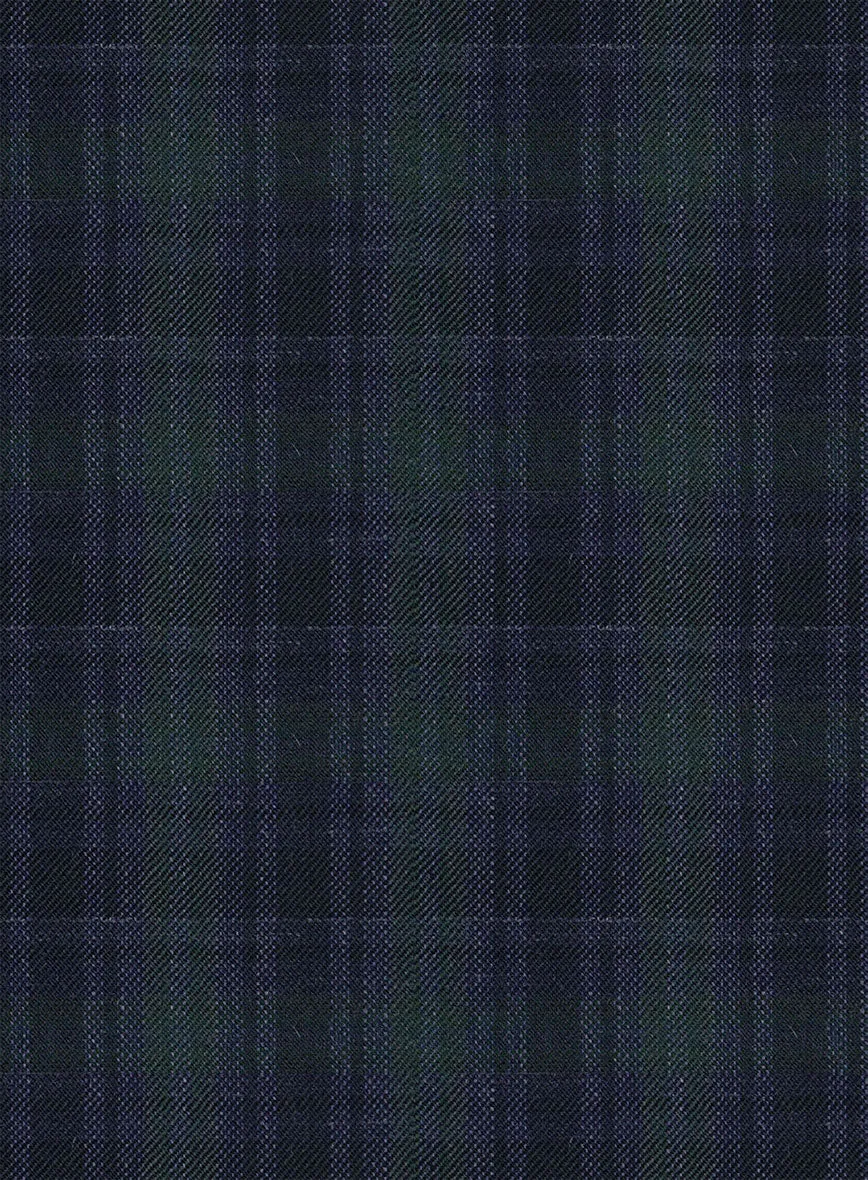 Noble Domenico Check Wool Silk Linen Jacket