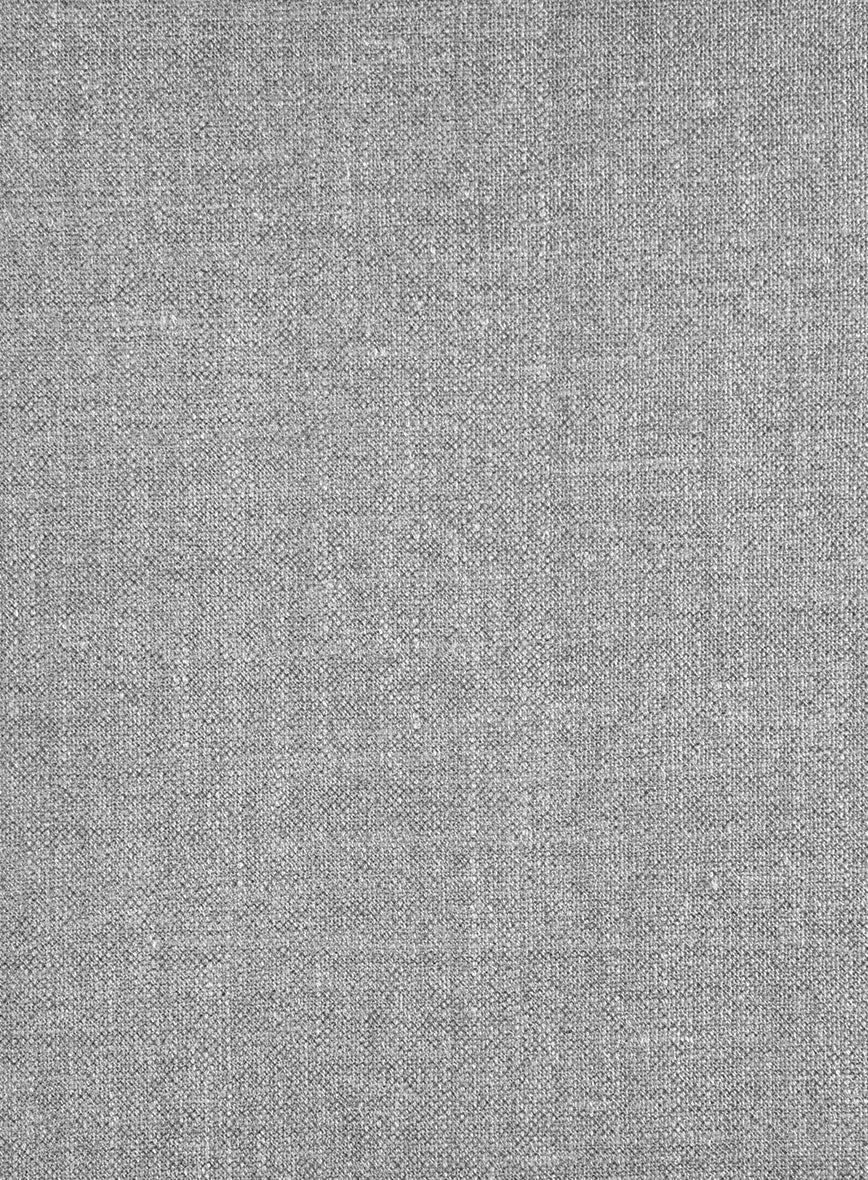 Noble Gray Wool Silk Linen Suit