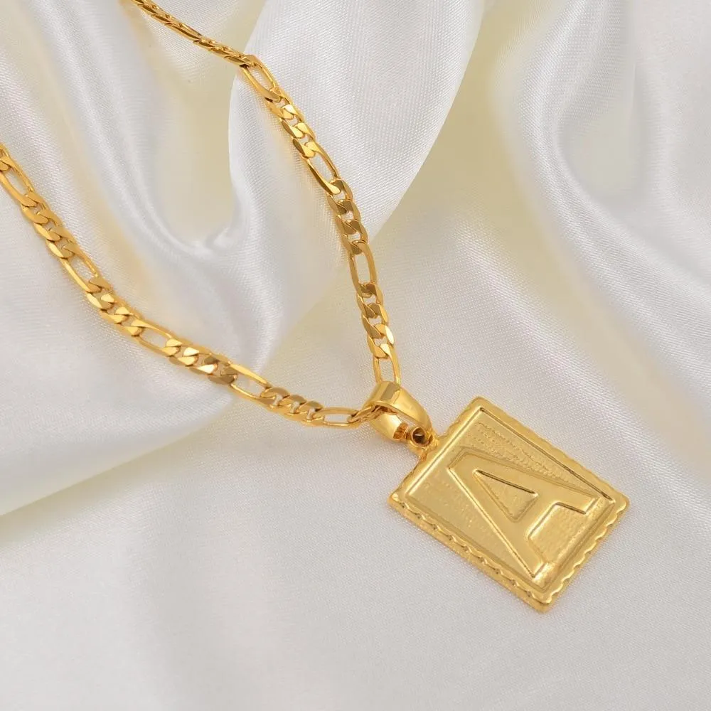 Noble Initial Figaro Necklace