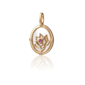 Noble Lotus Charm - Gold