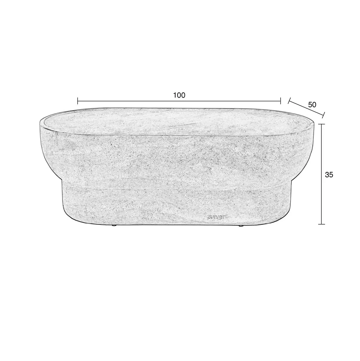 Noble Oval Coffee Table
