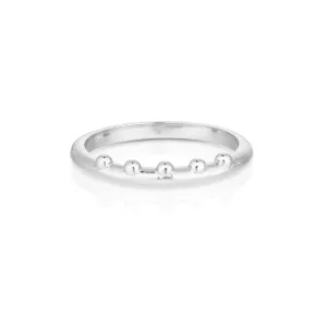 Noble Silver Stacking Band