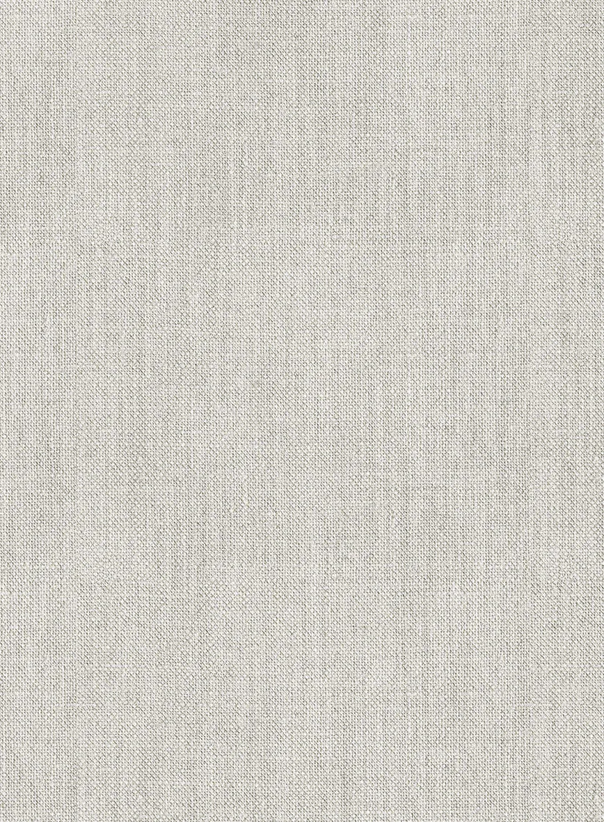 Noble Stone Beige Wool Silk Linen Suit