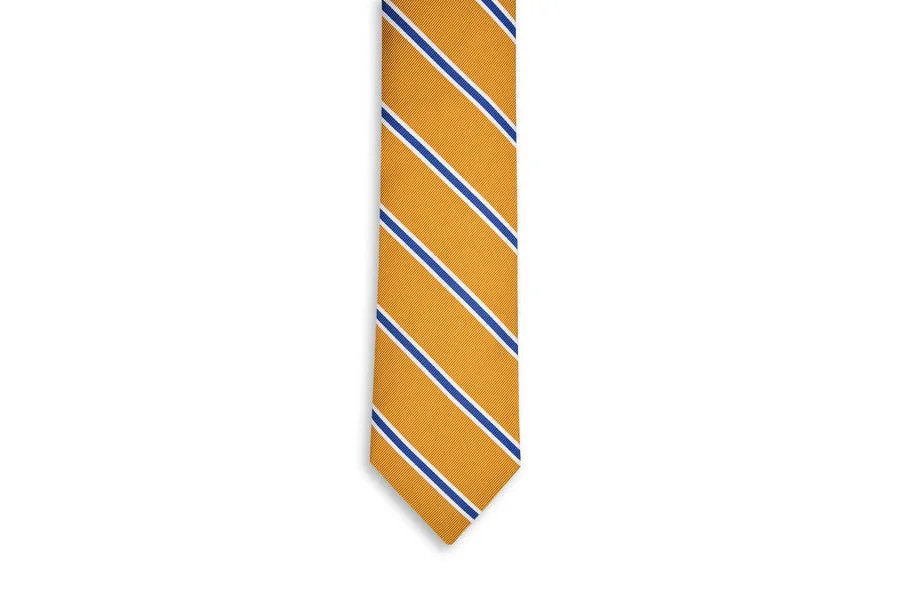 Noble Stripe Necktie - Gold
