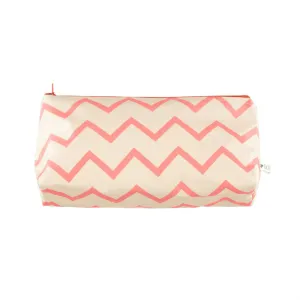 Nobodinoz Pencil Case Napoli Zigzag Pink