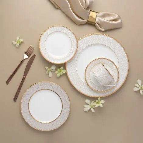Noritake Gold Noble Pearl Dinnerware Set