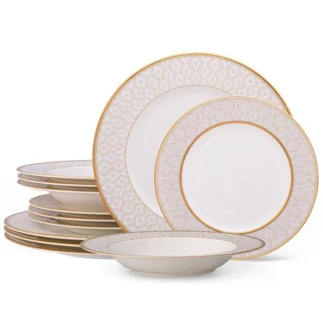 Noritake Gold Noble Pearl Dinnerware Set