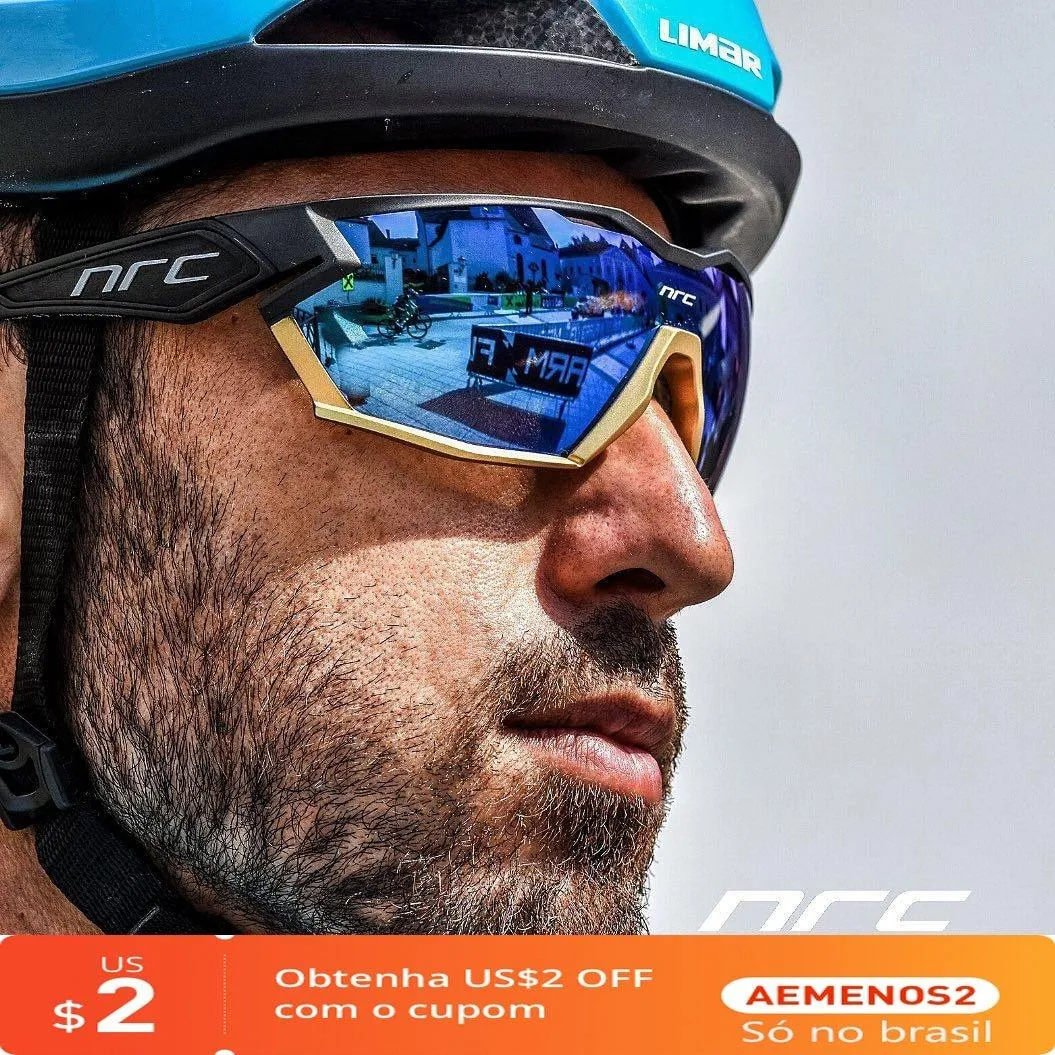 NRC P-Ride Photochromic Cycling Glasses Man Mountain Bike Bicycle Sport Cycling Sunglasses MTB Cycling Eyewear