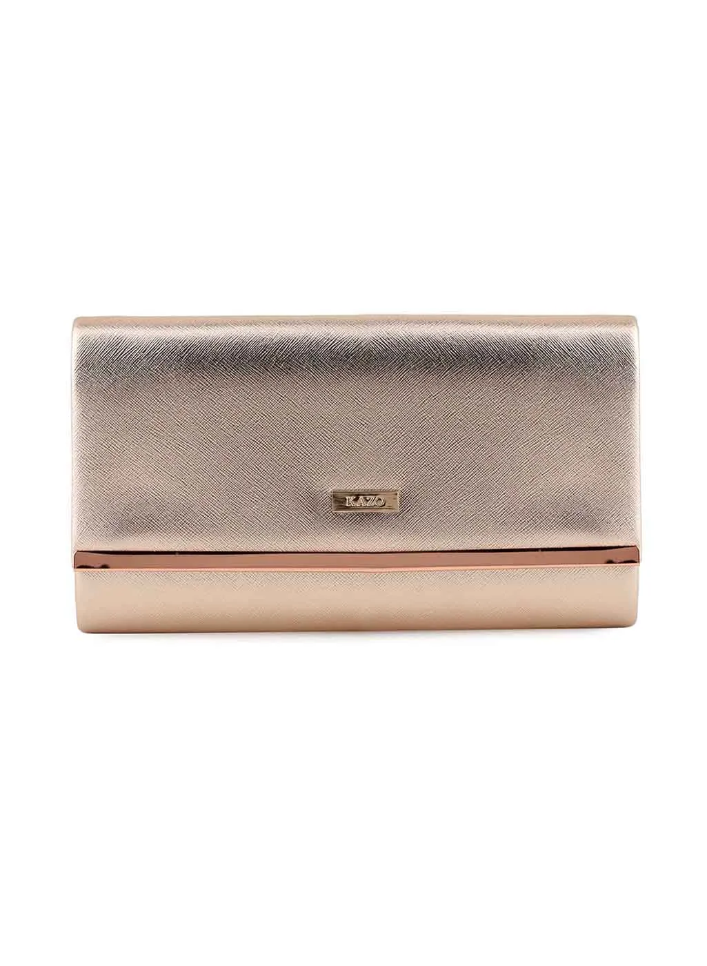 Olivia Bronze Leatherite Clutch