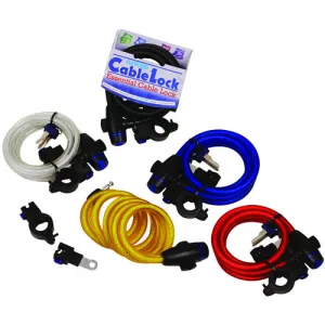 Oxford Cable Lock w/ 3 Keys - 1.8m x12mm