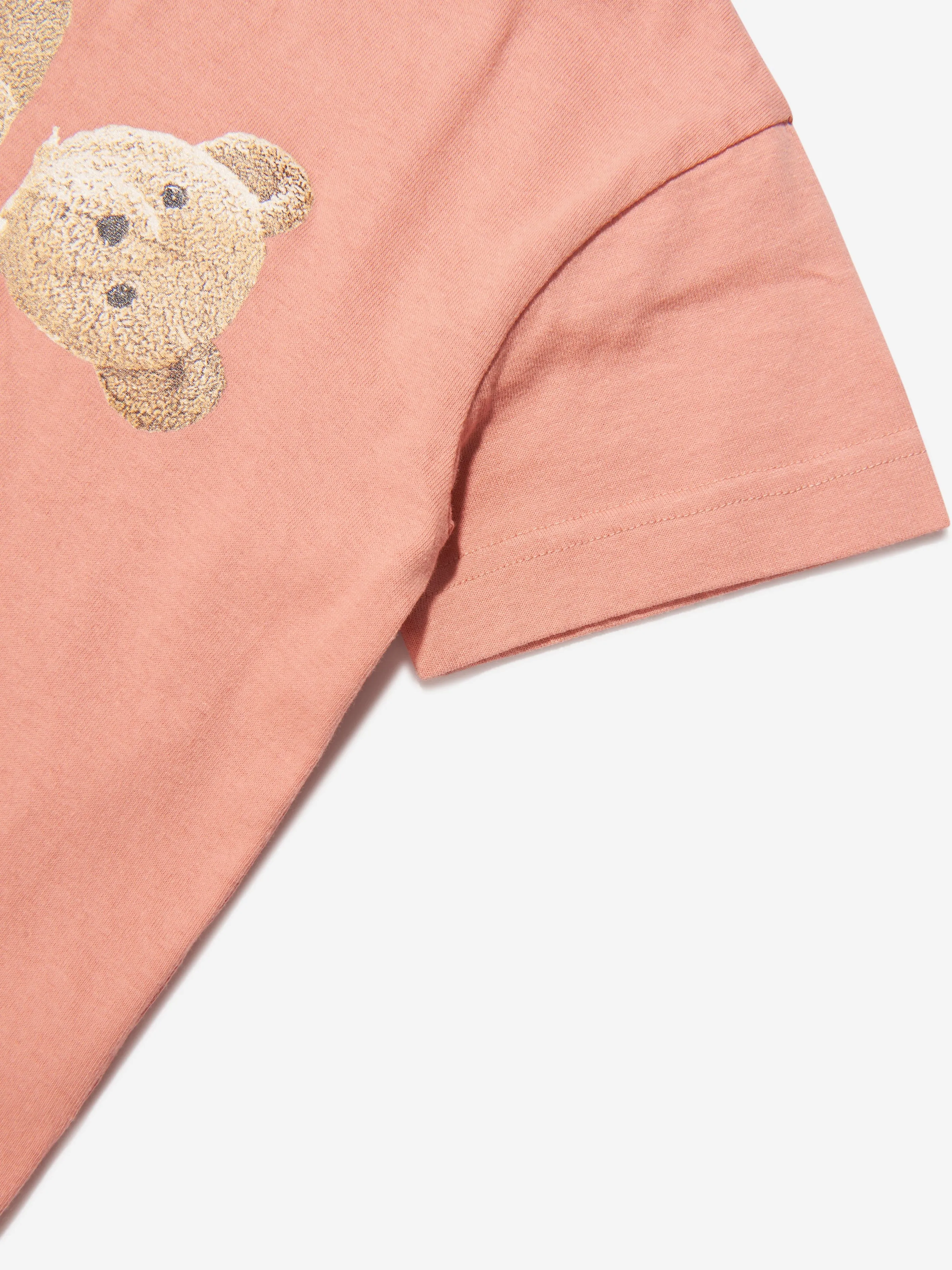 Palm Angels Girls Bear Print T-Shirt