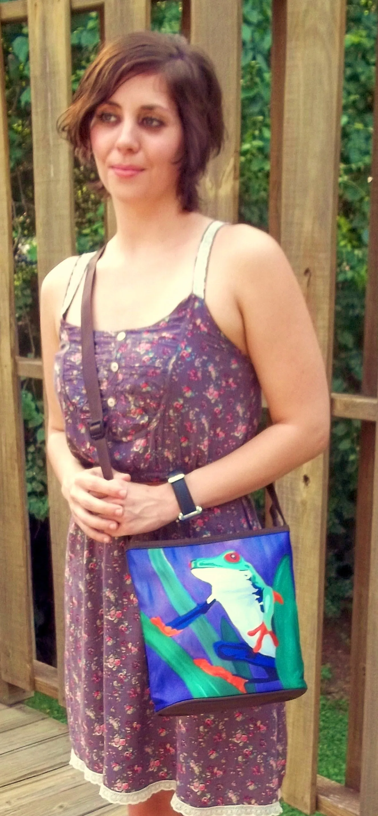 Panda Kitten Cross Body Bag- Pensive Panda