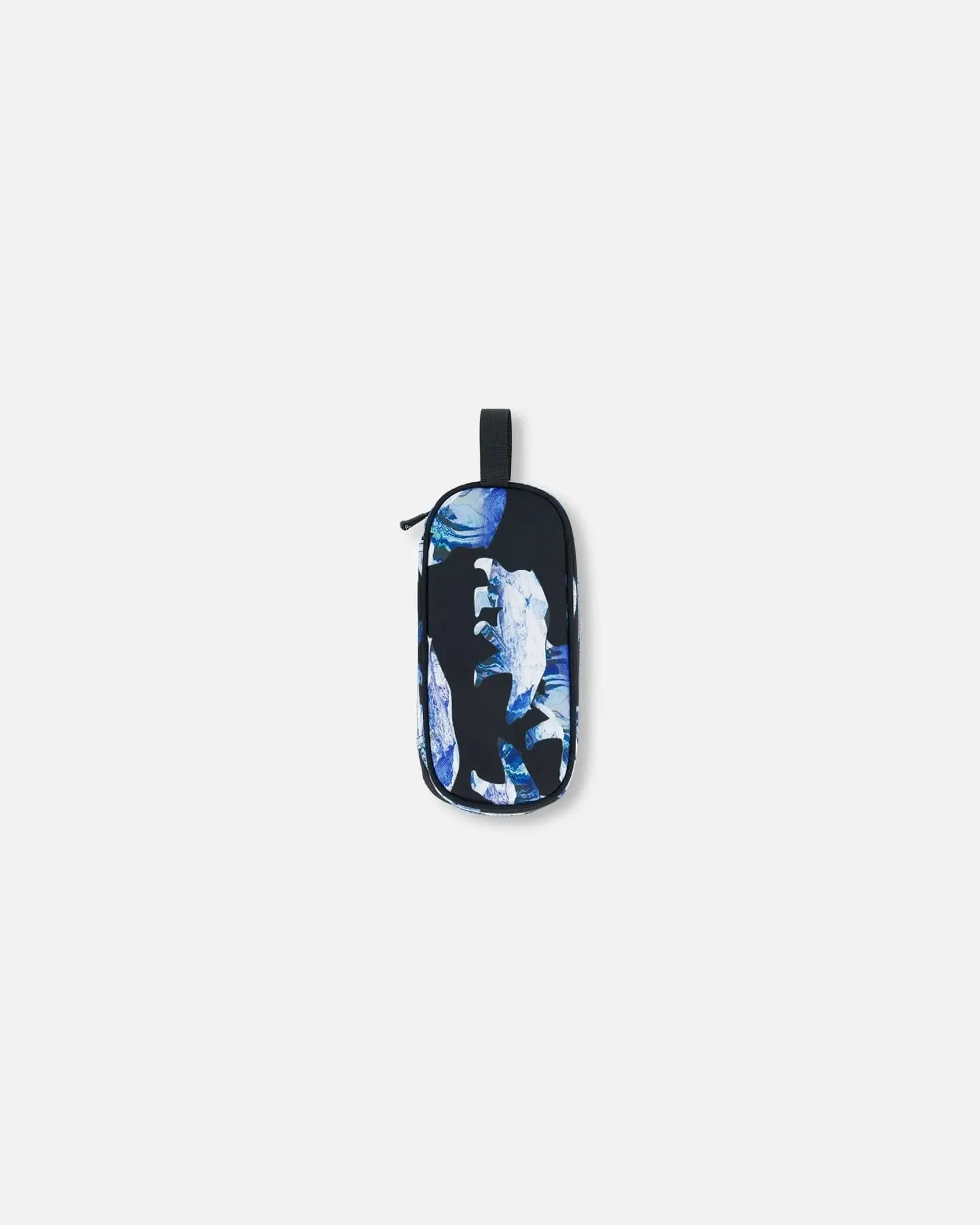 Pencil Case Black Printed Polar Bears