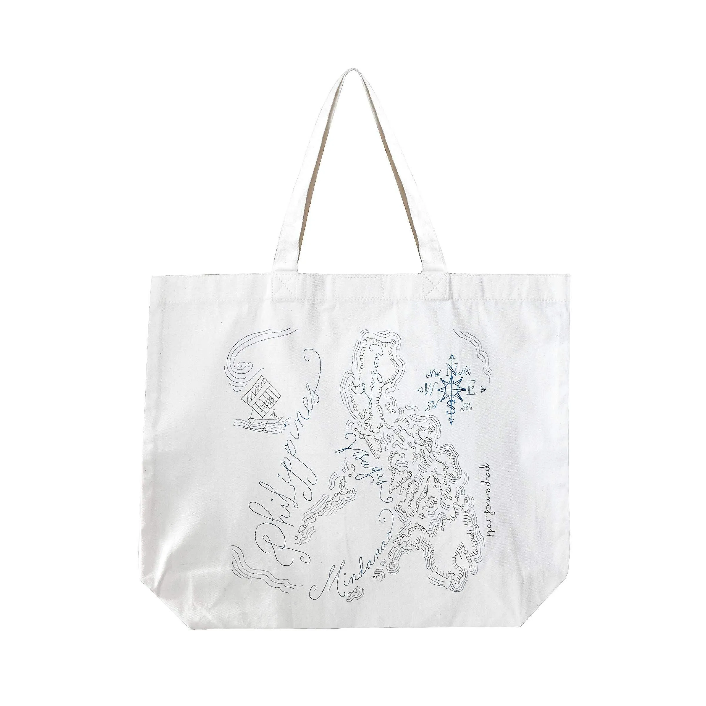 Philippine Map Canvas Bag