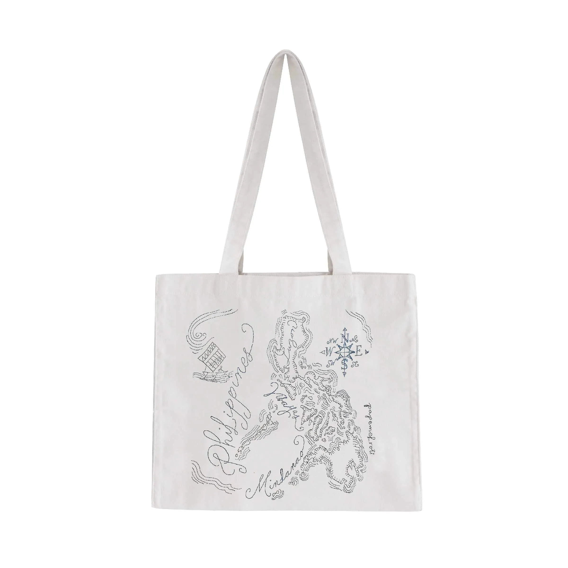 Philippine Map Canvas Bag