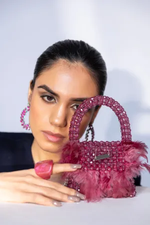 Pink Purse : Embrace Elegance with Exquisite Fur Bag