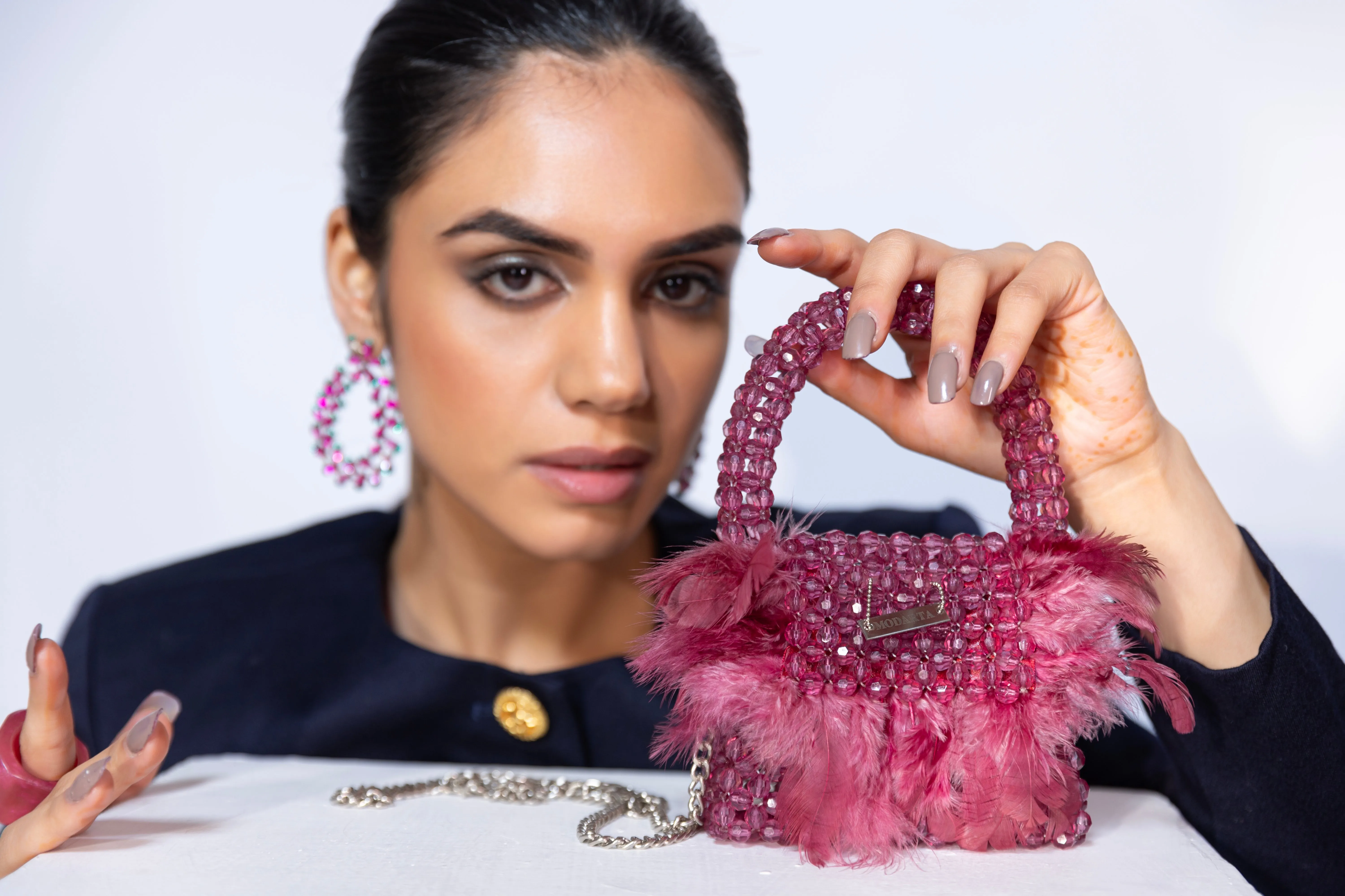 Pink Purse : Embrace Elegance with Exquisite Fur Bag