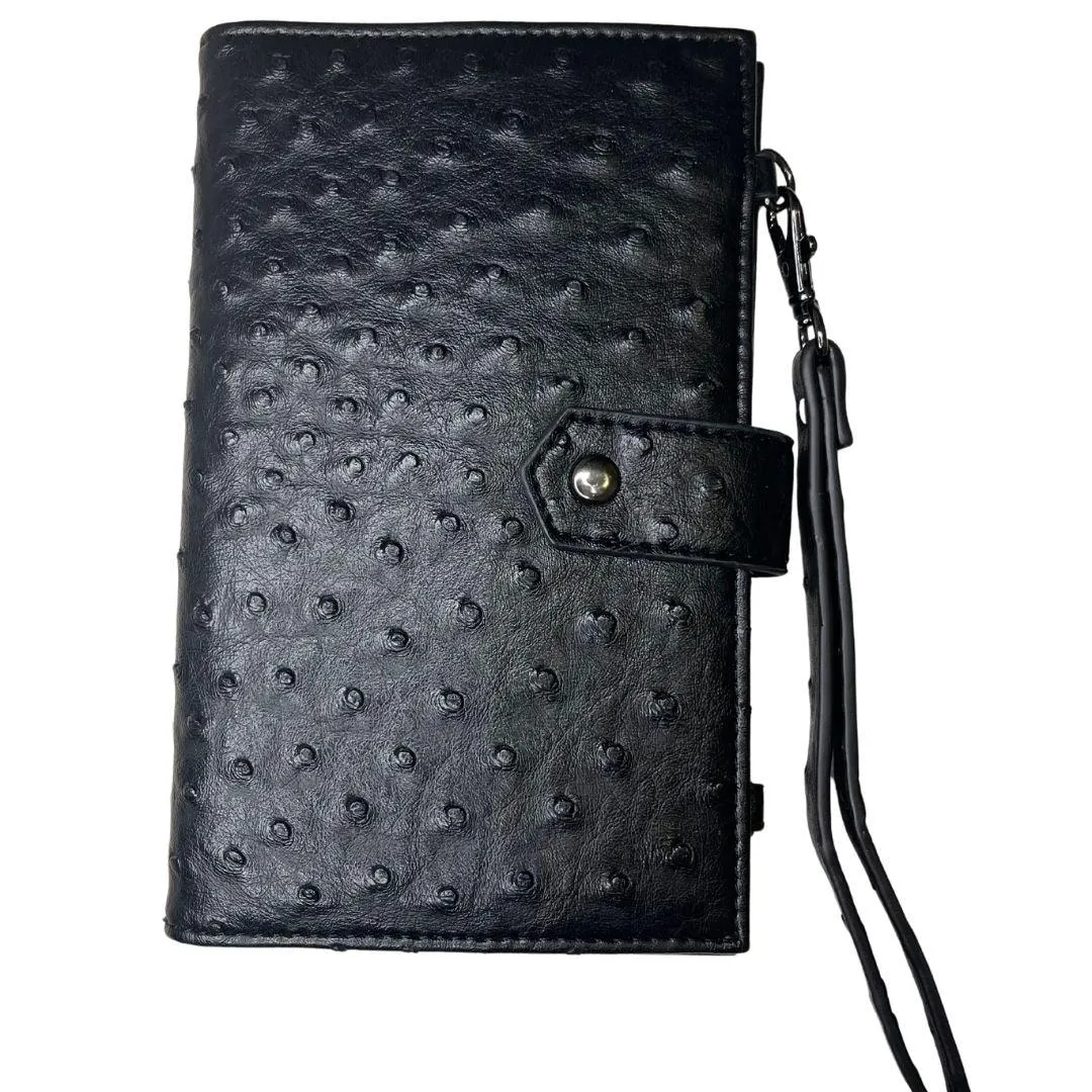 Portfolio Wallet With Cross Body Attachment