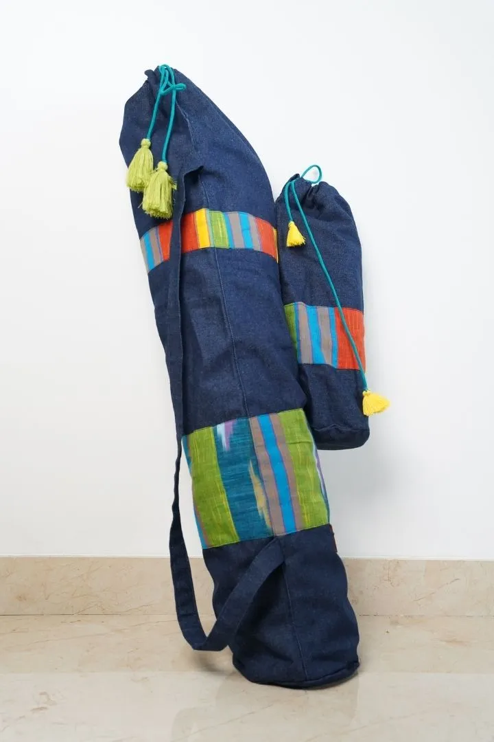 Premium Denim Yoga Mat Bag