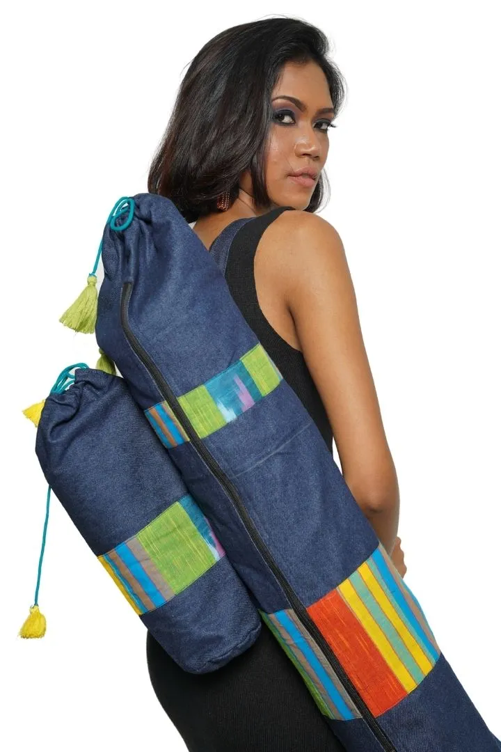 Premium Denim Yoga Mat Bag