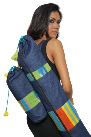 Premium Denim Yoga Mat Bag