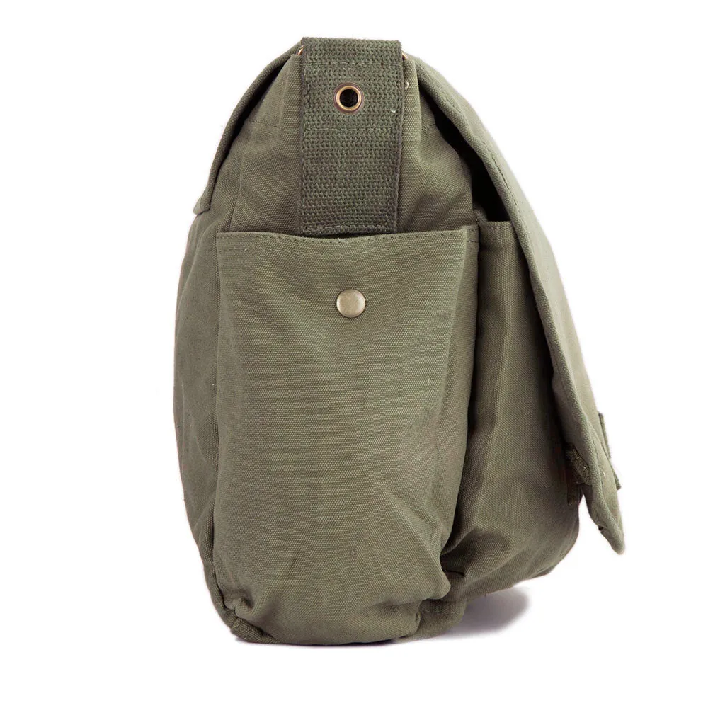 Puppy Dog Paws Print Canvas Laptop Messenger or Diaper Bag