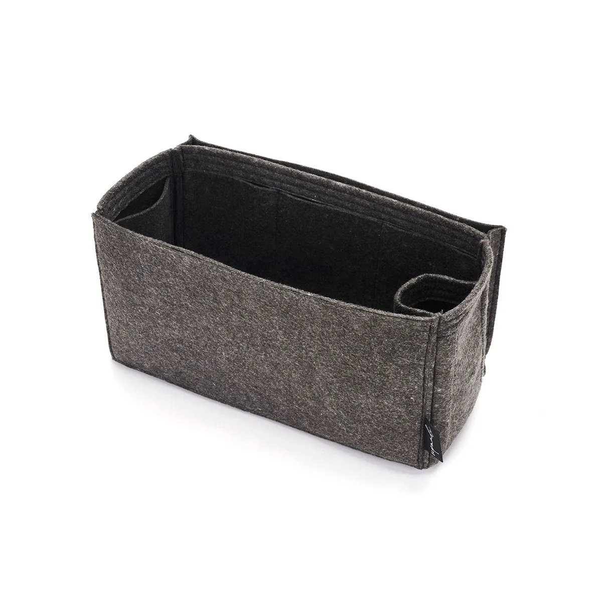 Purse Organizer Insert for Celine Horizontal Cabas, Bag Organizer with Laptop Compartment and Single Bottle Holder