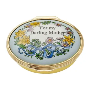 "For My Darling Mother" Enamel Box