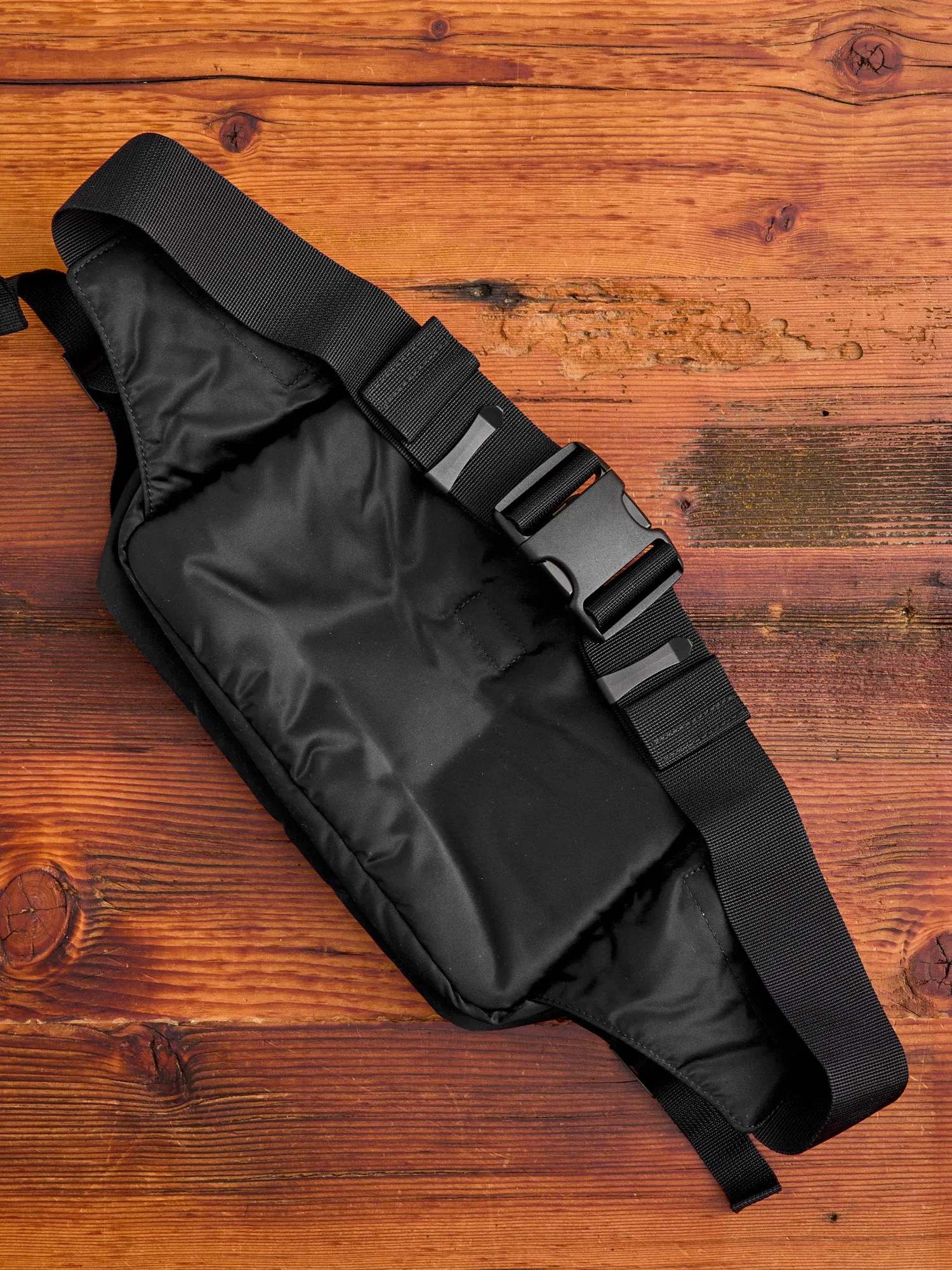 "Tanker" 2-Way Waist Bag in Black