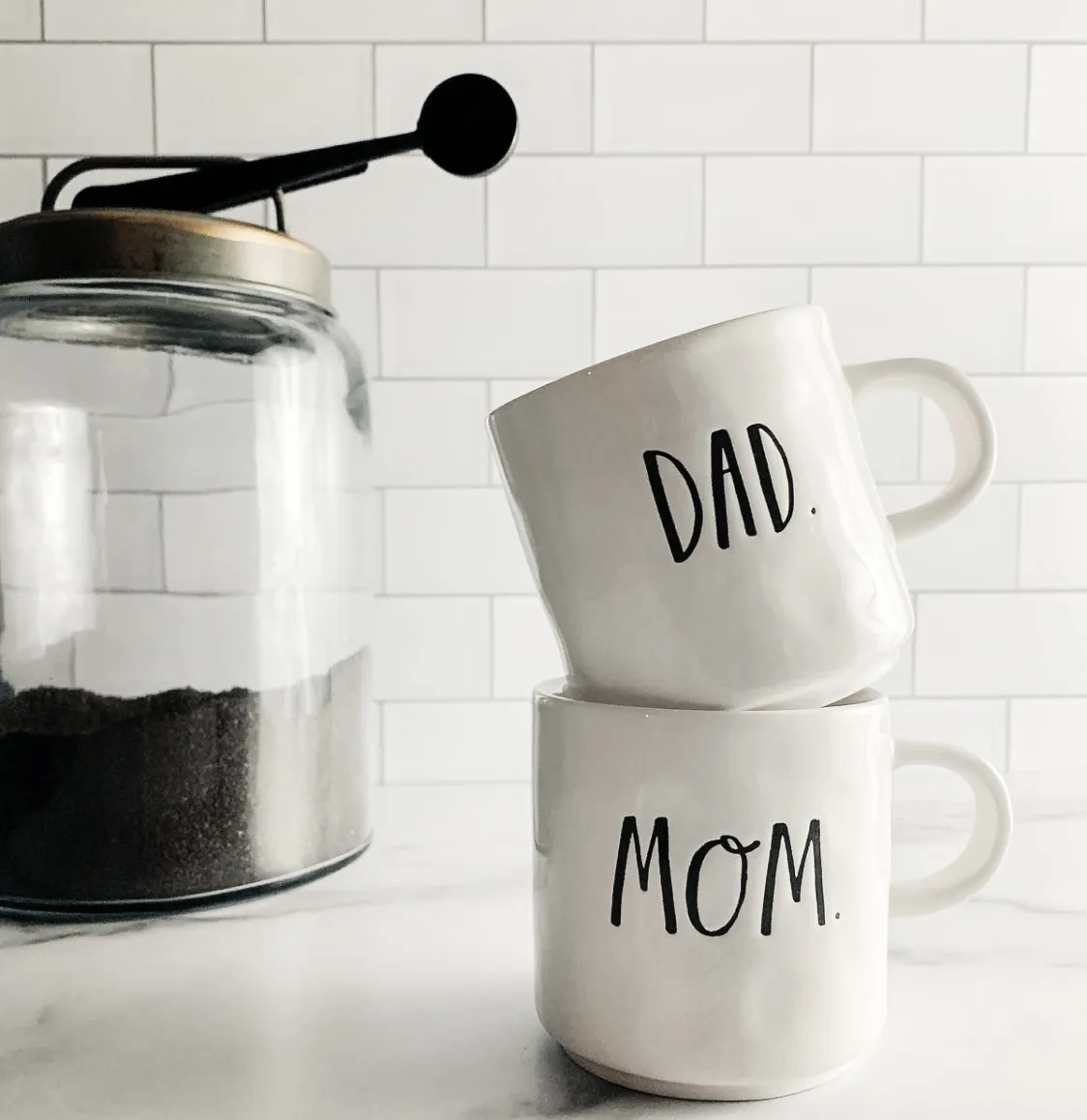 Rae Dunn Stem Print Dad Mug