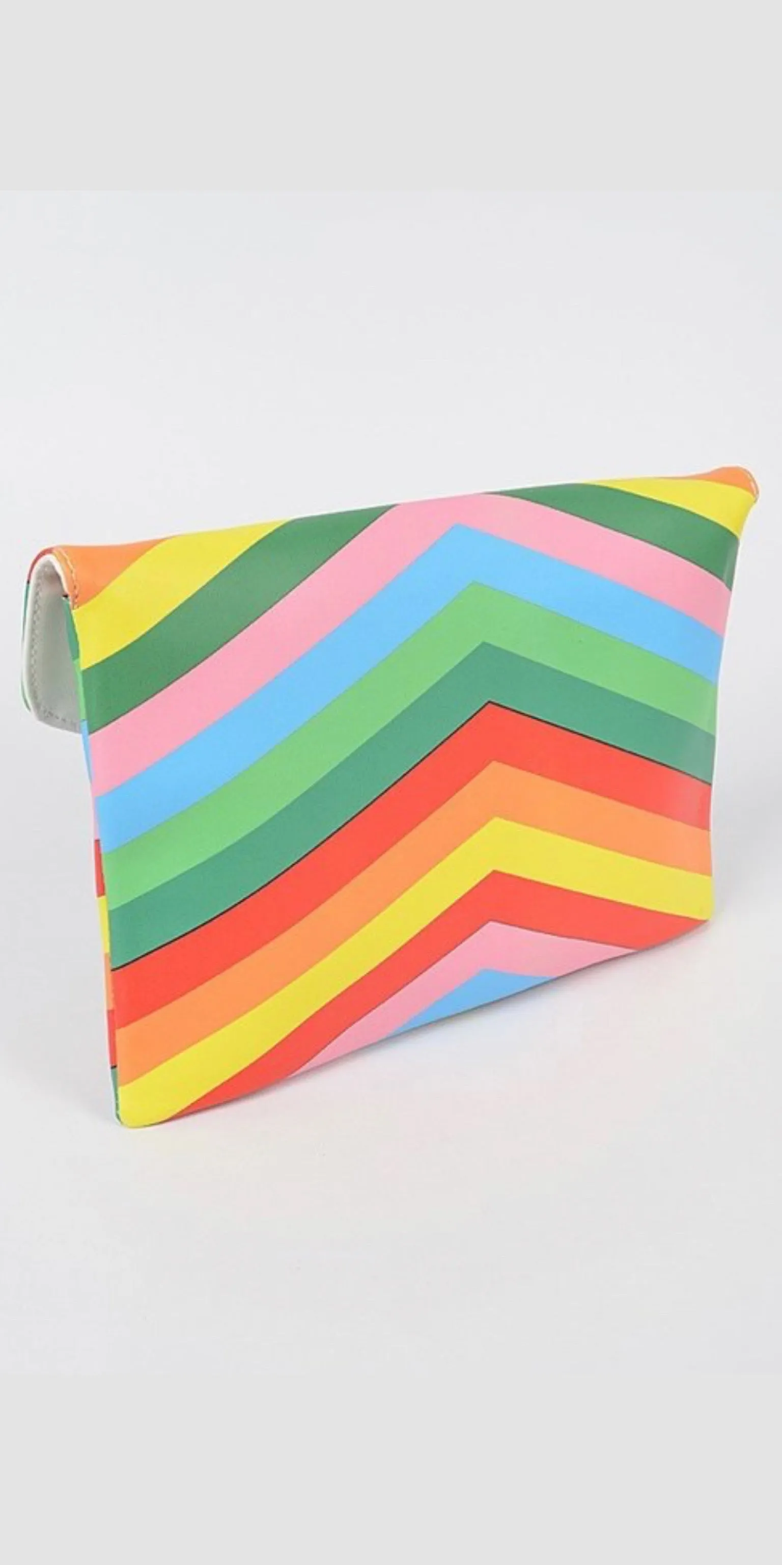 Rainbow Envelope Clutch