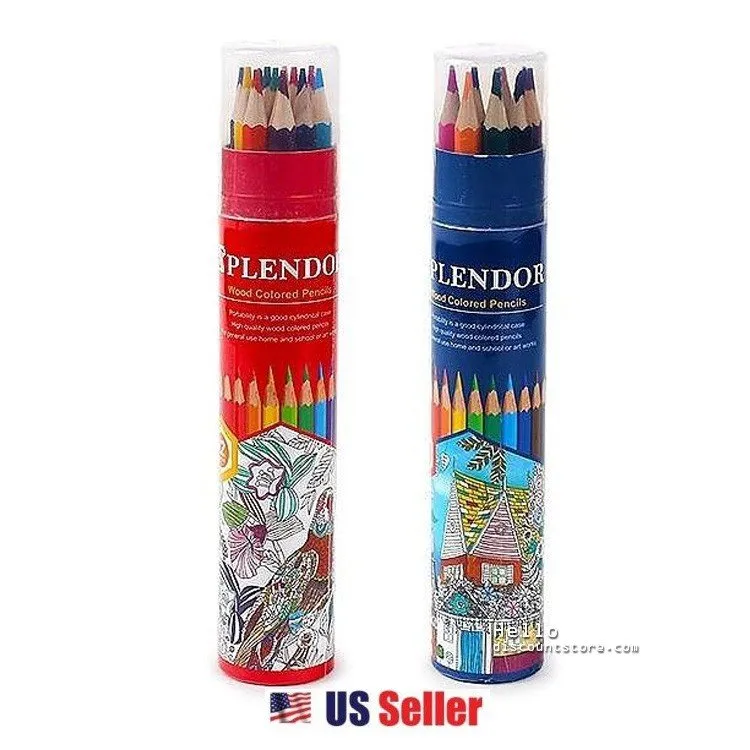 [Random] Splendor 12 Colors Coloring Pencil Crayon