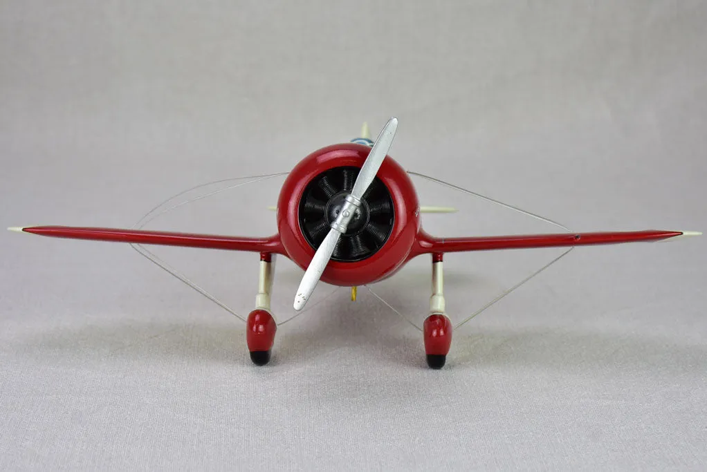 Red toy racing plane -  Gee Bee Model R Super Sportster