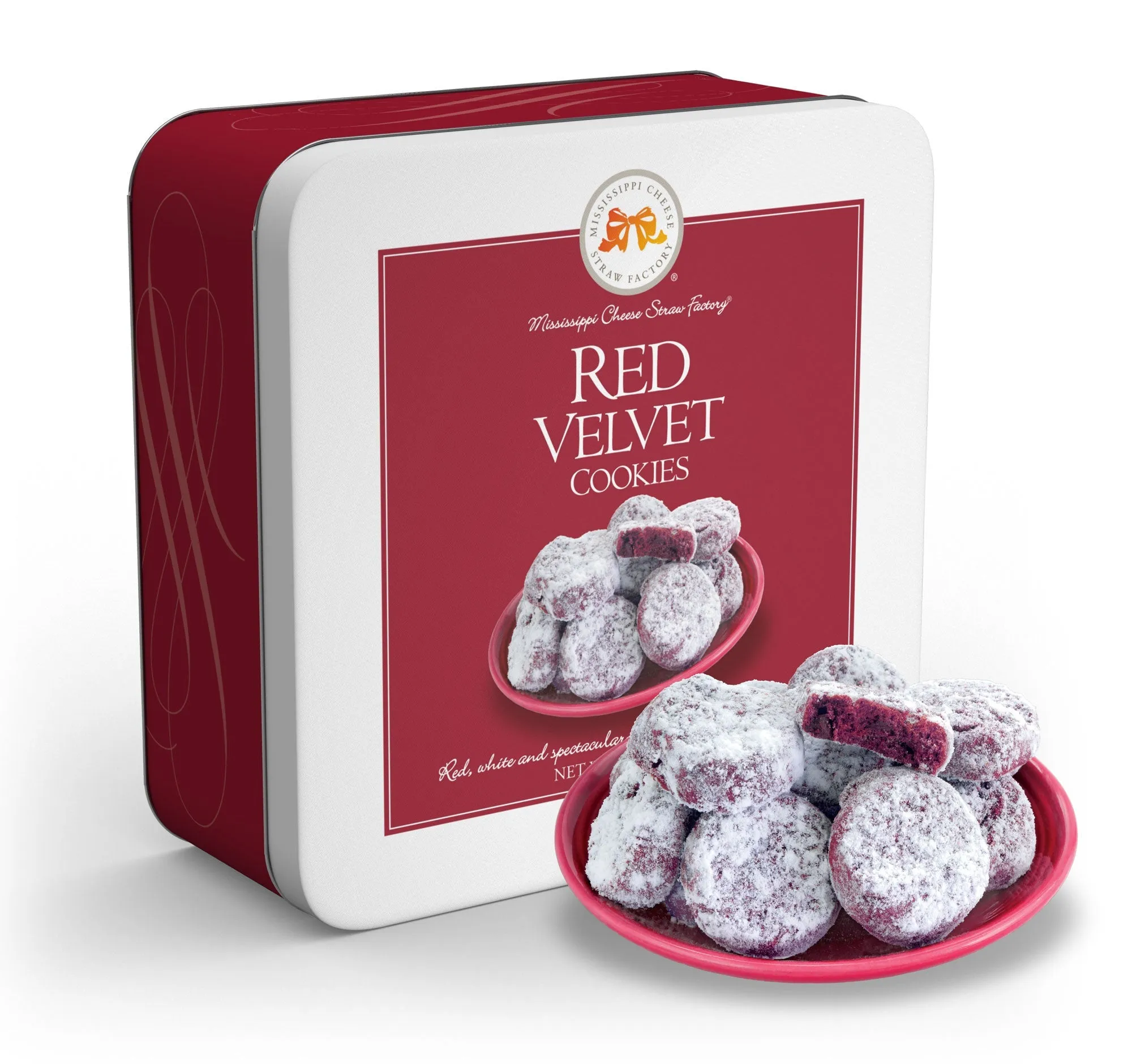 Red Velvet Cookies 10 oz. Tin