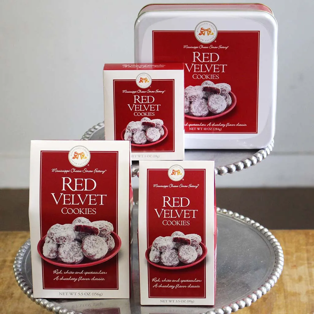 Red Velvet Cookies 10 oz. Tin