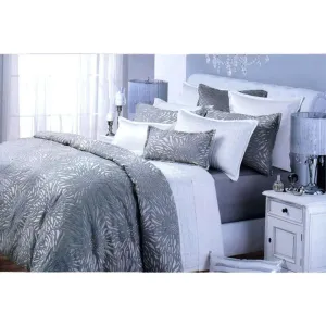 Reflections Silver Quilt Cover by Private Collection