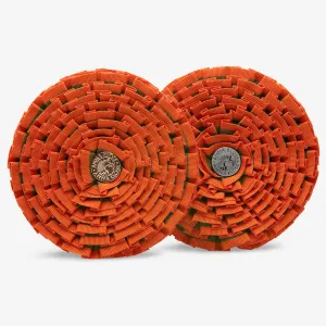 Ribbon Patches for the Saddle Pad - Orange-Green