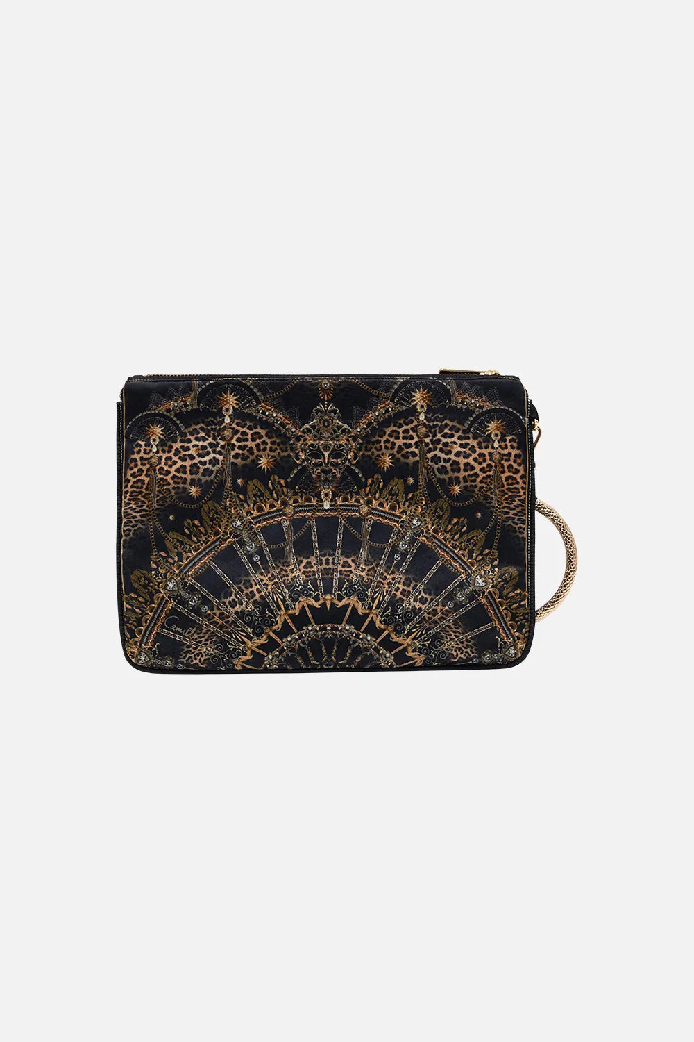 RING SCARF CLUTCH MASKED AT MOONLIGHT