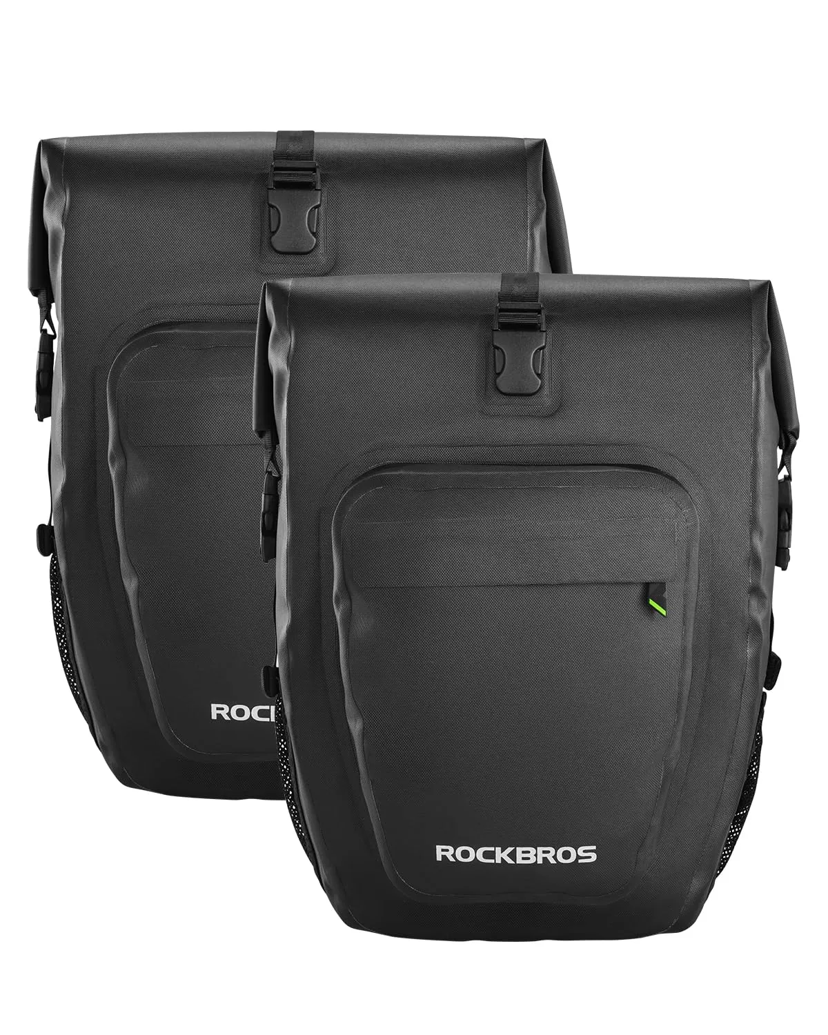 ROCKBROS 27L Waterproof Bike Pannier Bag  Grocery Touring Cycling Large Capacity Rear Rack Bag