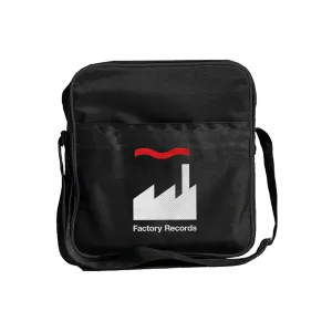 Rocksax Factory Records Zip Top Messenger Record Bag - Factory Records
