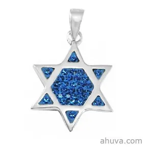 Royal Jewish Star Of David Pendant
